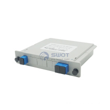 Manufacturing high quality cassette PLC splitter SM 1*2 SC UPC splitter box